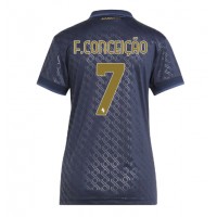 Camisa de Futebol Juventus Francisco Conceicao #7 Equipamento Alternativo Mulheres 2024-25 Manga Curta